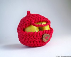 crochet apple cozy vegan gift ideas holiday gift guide